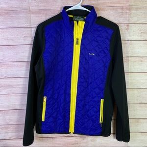 Lauren Ralph LaurenBlue Black Track Jacket Large‎